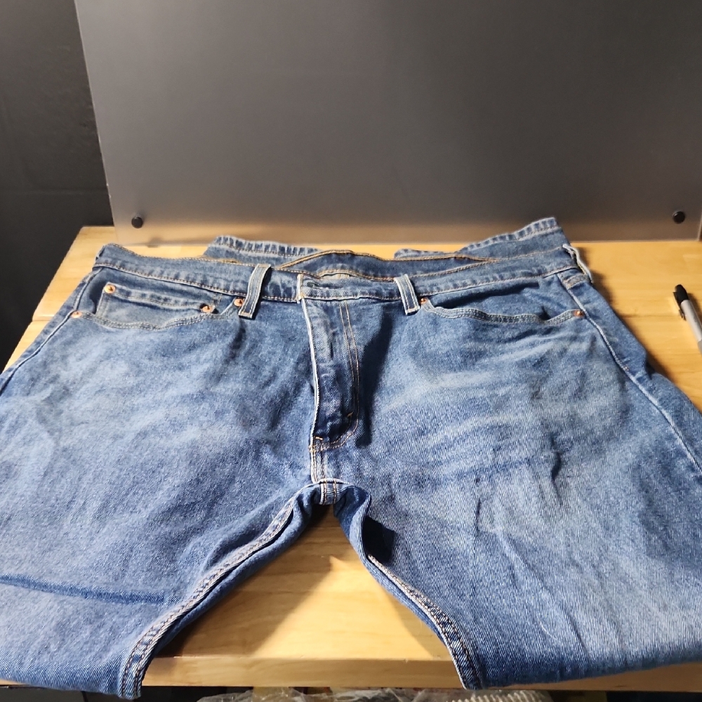 Men's Levi Classic Blue Denim Jeans